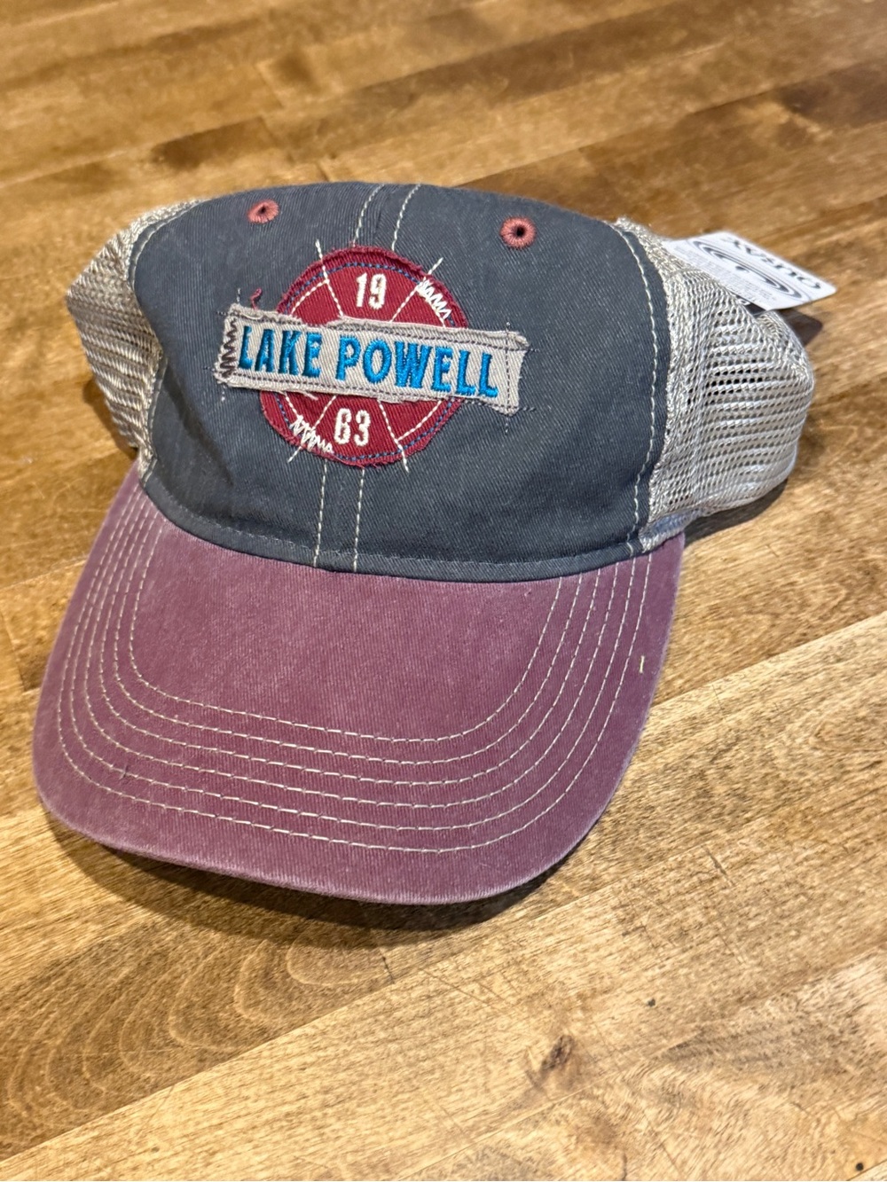 Lake Powell Trucker Hat - Maroon Brim